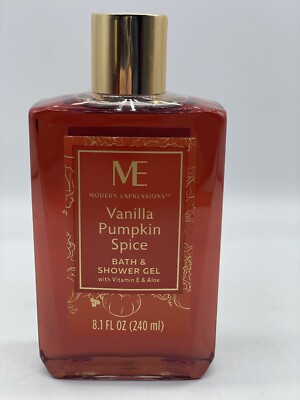 Modern Expressions Vanilla Pumpkin & Spice Bath and Shower Gel 8.1oz NEW  195602020867| eBay