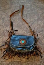 Ledertasche Lederhandtasache Handmade Handarbeit Hippytasche Echt Leder