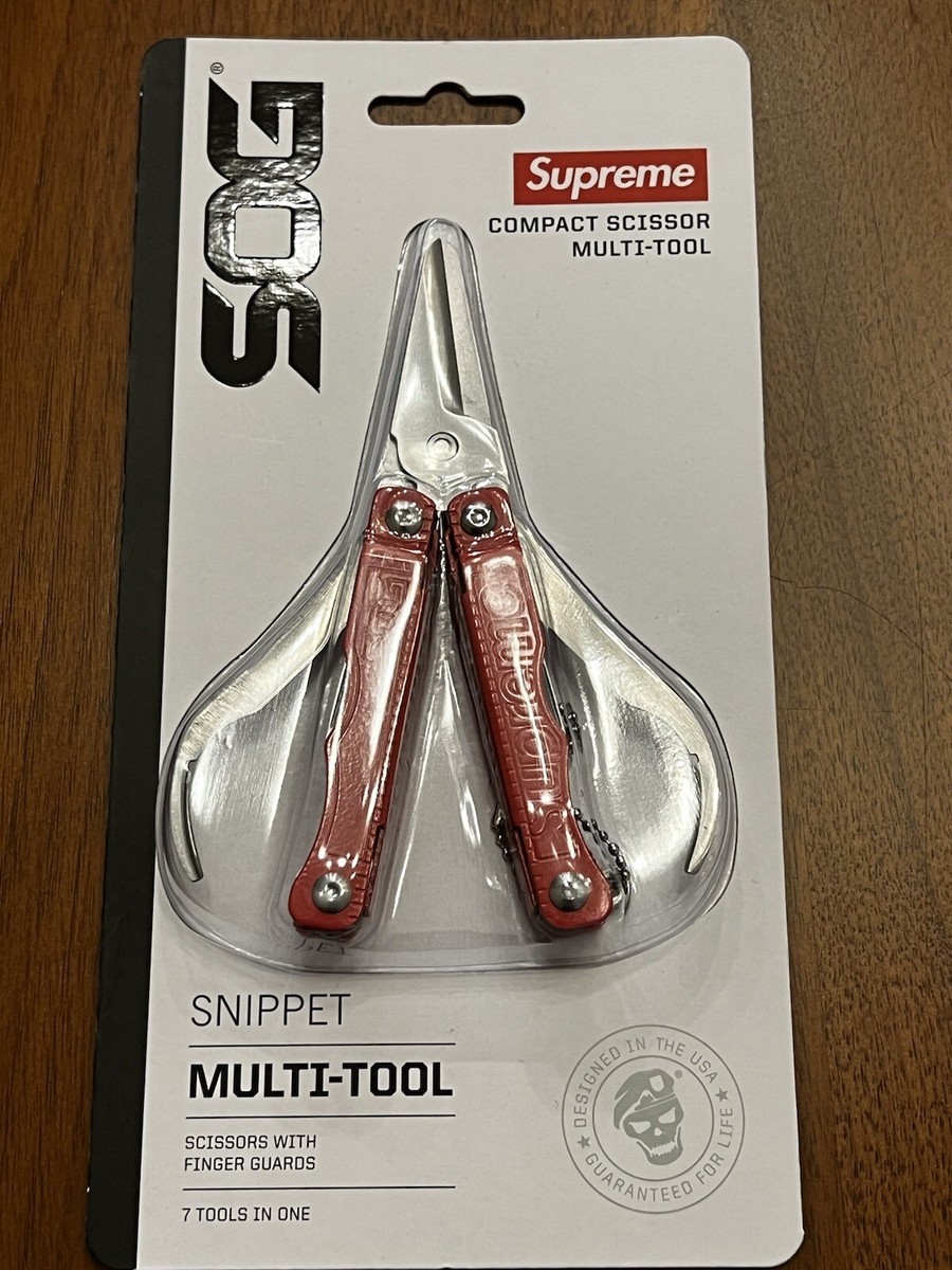 Supreme SOG Snippet Multi Tool In Red. | eBay Supreme SOG Snippet Multi Tool In Red. | eBay