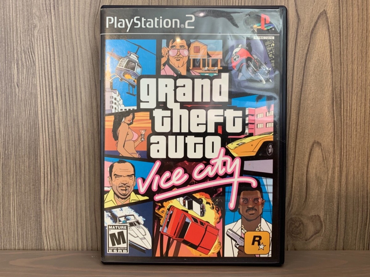 Grand Theft Auto: Vice City (PS2) Awesome Cleaned and Tested
