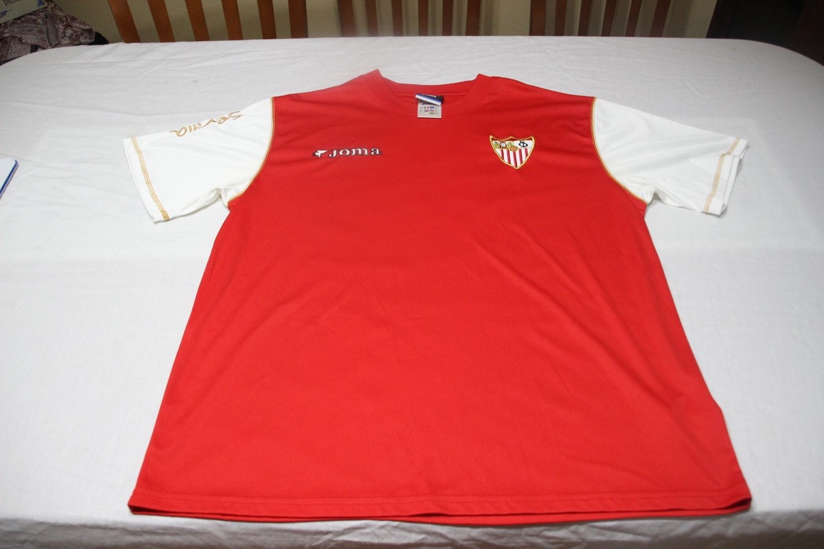 CAMISETA OFICIAL SEVILLA FC JOMA T/L WWW.SEVILLAFC.ES DORSAL Nº 18 TOEDLI