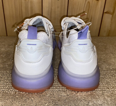 NWOB Adidas ZX 2K Boost W Women's Size 9 White Purple