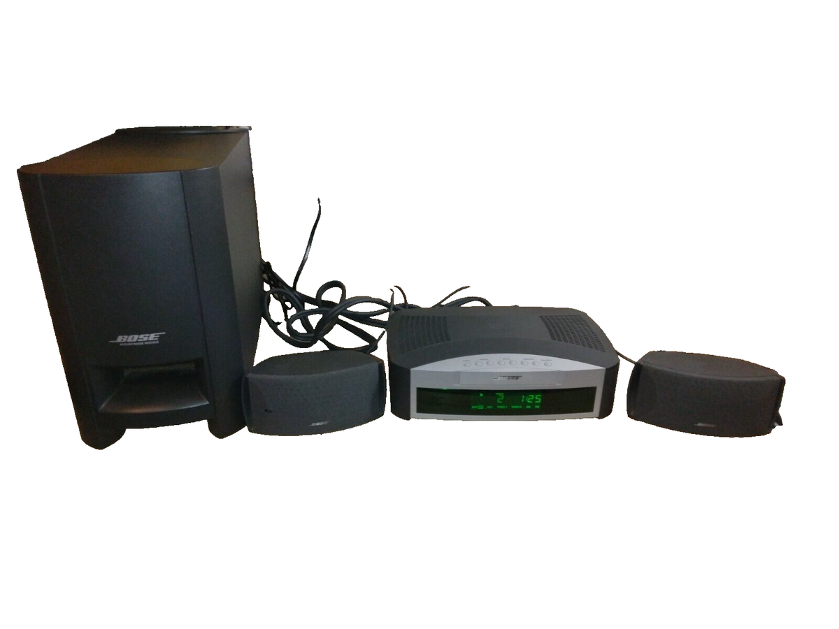 Bose PS3-2-1 Powered Speaker System Sub Woofer With 2 Satellite