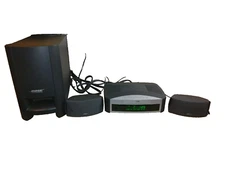 Bose PS3-2-1 Powered Speaker System Sub Woofer With 2 Satellite Speakers, TESTED