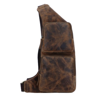 Greenburry Vintage Umhängetasche Leder 43cm #GB-1543 (brown)