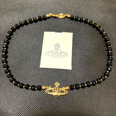 Vivienne Westwood Choker Necklace Black/Gold IN BOX [EJ0171 | eBay