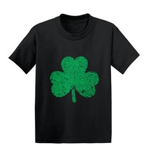 Distressed Green Shamrock - St. Patrick's Day Irish Kids T-shirt