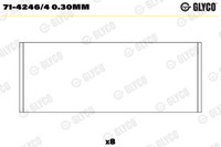 Glyco Pleuellager FüR Ford Fiesta Vi Tourneo Connect/Grand Jk 1.6 Tdci BA7