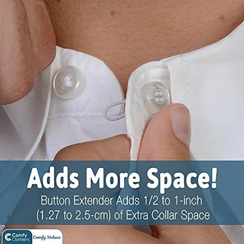 Dress shirt collar clearance extender