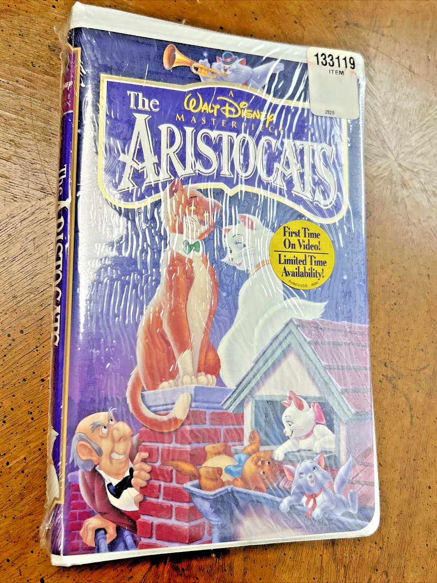 THE ARISTOCATS VHS Tape - Walt Disney Masterpiece Collection
