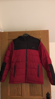 red puffer jacket hollister
