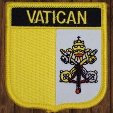 Vatican City Embroidered Patch — Iron On