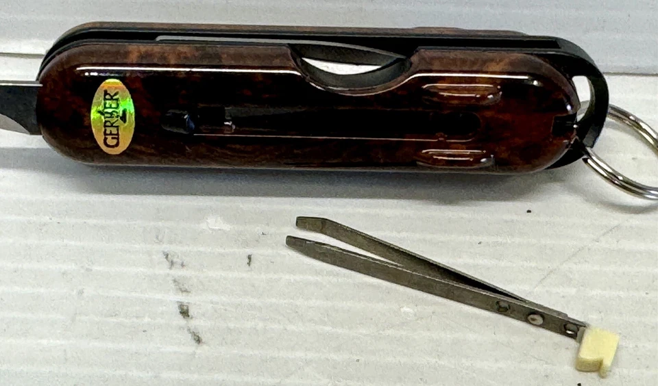 RELOJ BOLSILLO GERBER FISKARS VINTAGE LLAVERO CADENA CUCHILLO HERRAMIENTAS MULTI TIJERAS Foto 3 de 4