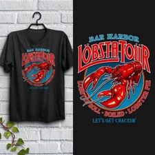 T-Shirt; Lobsta Tour, Boston, Rhode Island, Bar Harbor, Portland, or Cape Cod