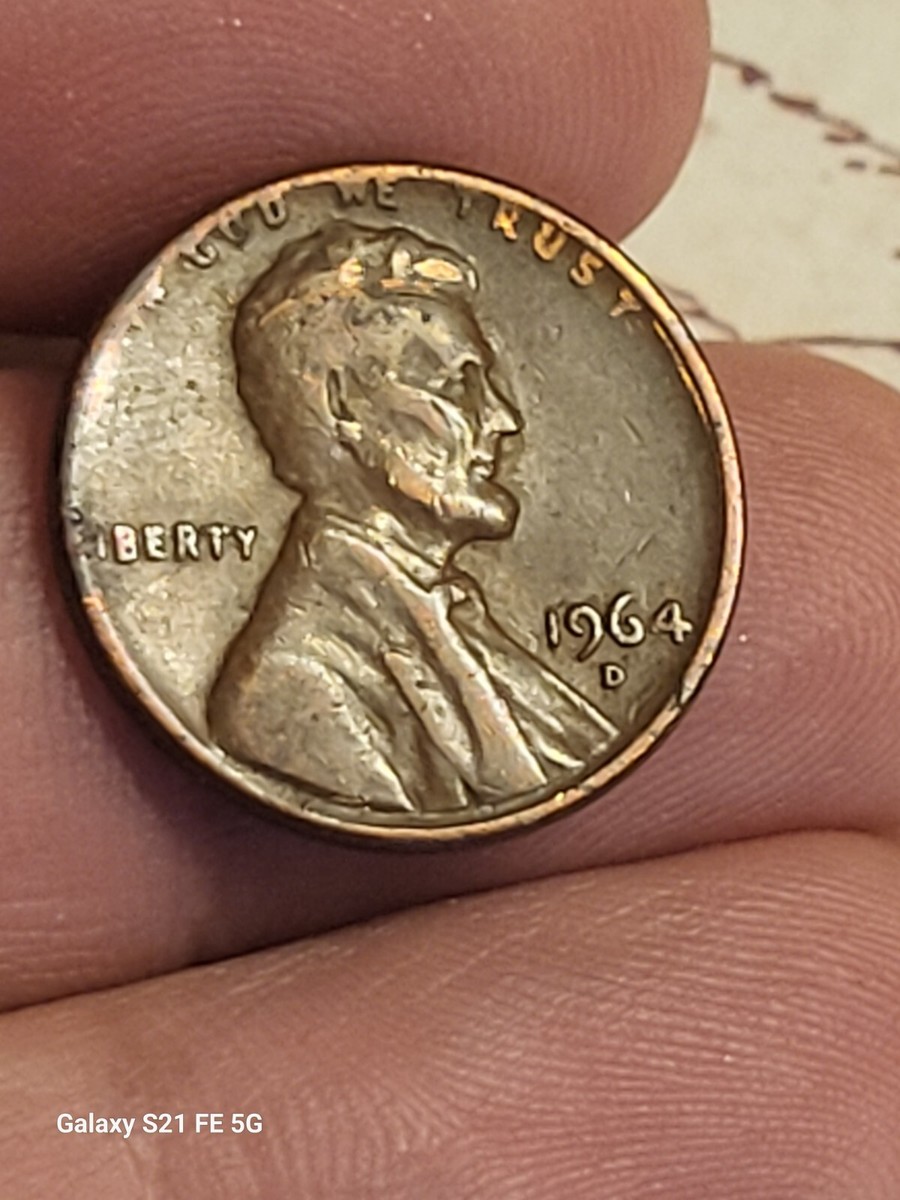 1964 D Lincoln Penny No 