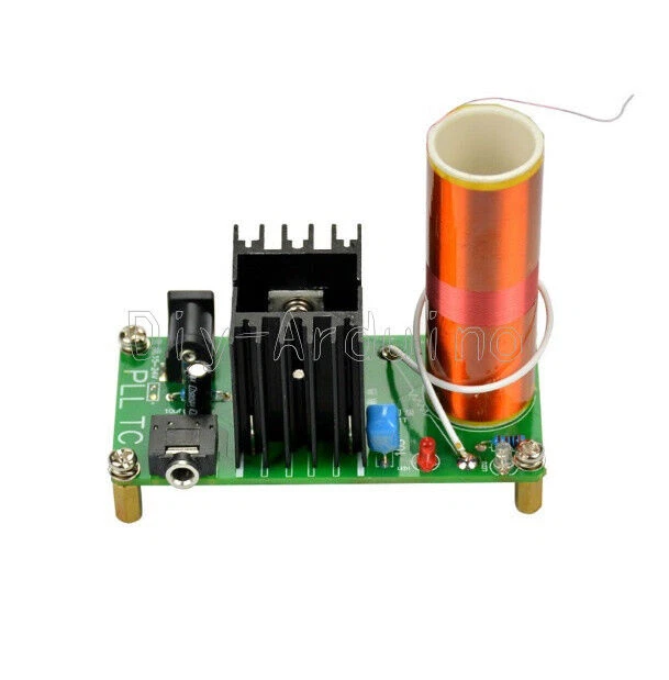 Kits 15W Tesla Mini Coil Plasma Speaker DC 15-24V Wireless Transmitter Generator - Bild 2 von 4