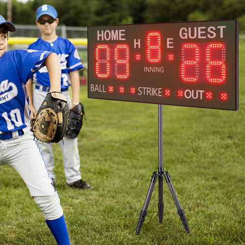 Baseball LED Display Scoreboard Green w/ Remote Control for matches & activities - Picture 19 of 21