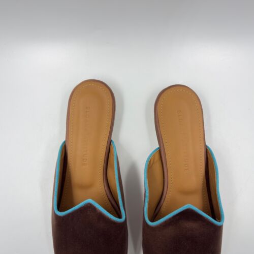 Sloane Attitude flache braune Damen-Satinpantoletten UK-Größe 6 - Bild 11 von 12