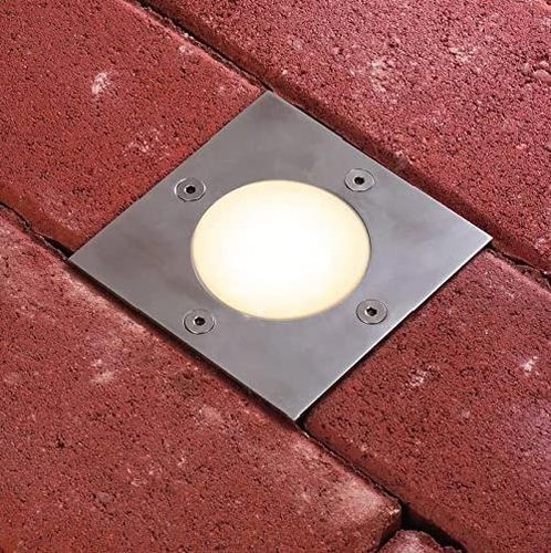 Paulmann Plug & Shine Set 3 Faretti Da Incasso A Pavimento LED, 2200K, IP67, Luce Calda Rispettosa Degli Insetti
