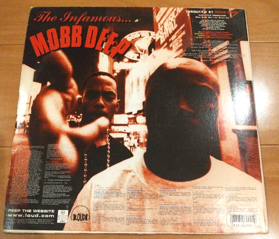 Mobb Deep Hell On Earth Vinyl LP 1996 RCA Loud Records From Japan