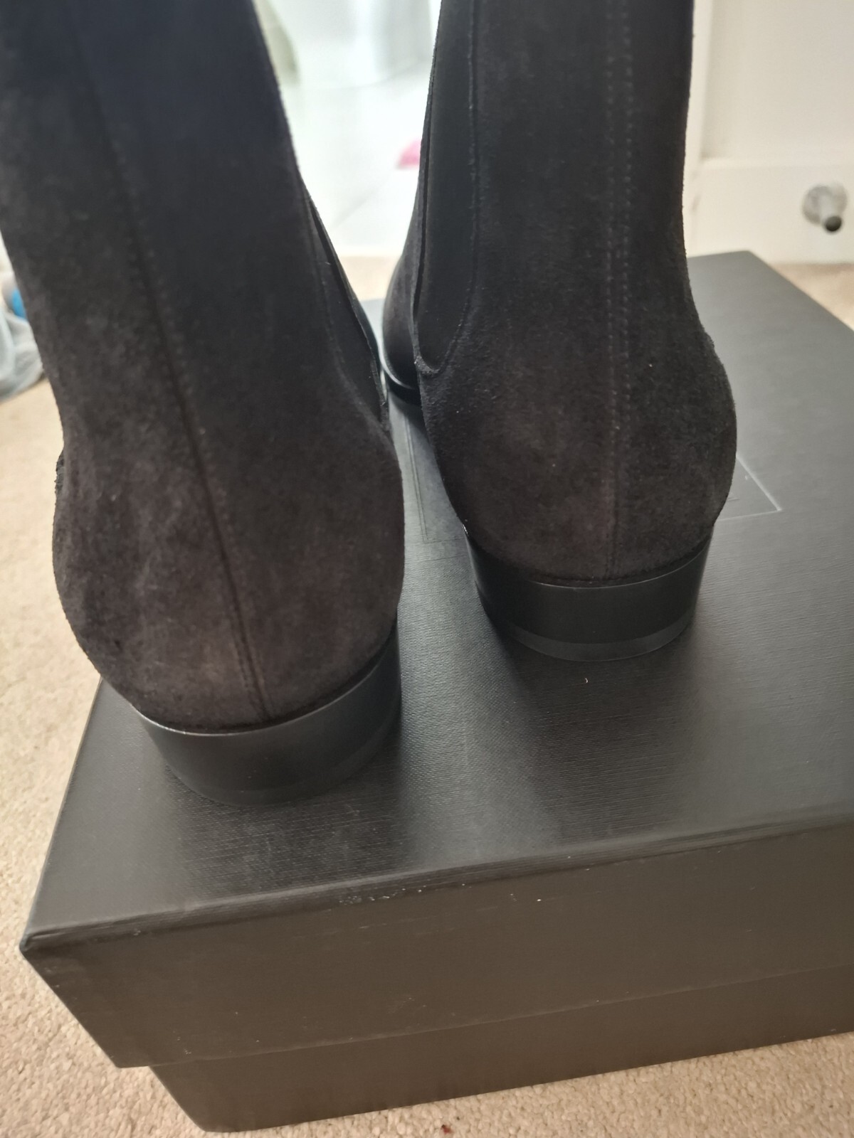 Stivali Chelsea Saint Laurent scamosciati