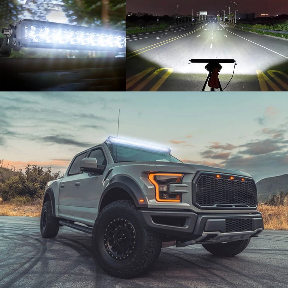 32 Inch For Ford F150 LED Light Bar Flood Spot Combo Fog Driving Off-road Light Foto 3 de 4