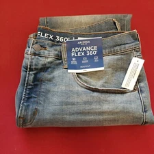 NEW MENS ARIZONA FLEX 360° MEDIUM VINTAGE WORN 36X29 BOOTCUT.