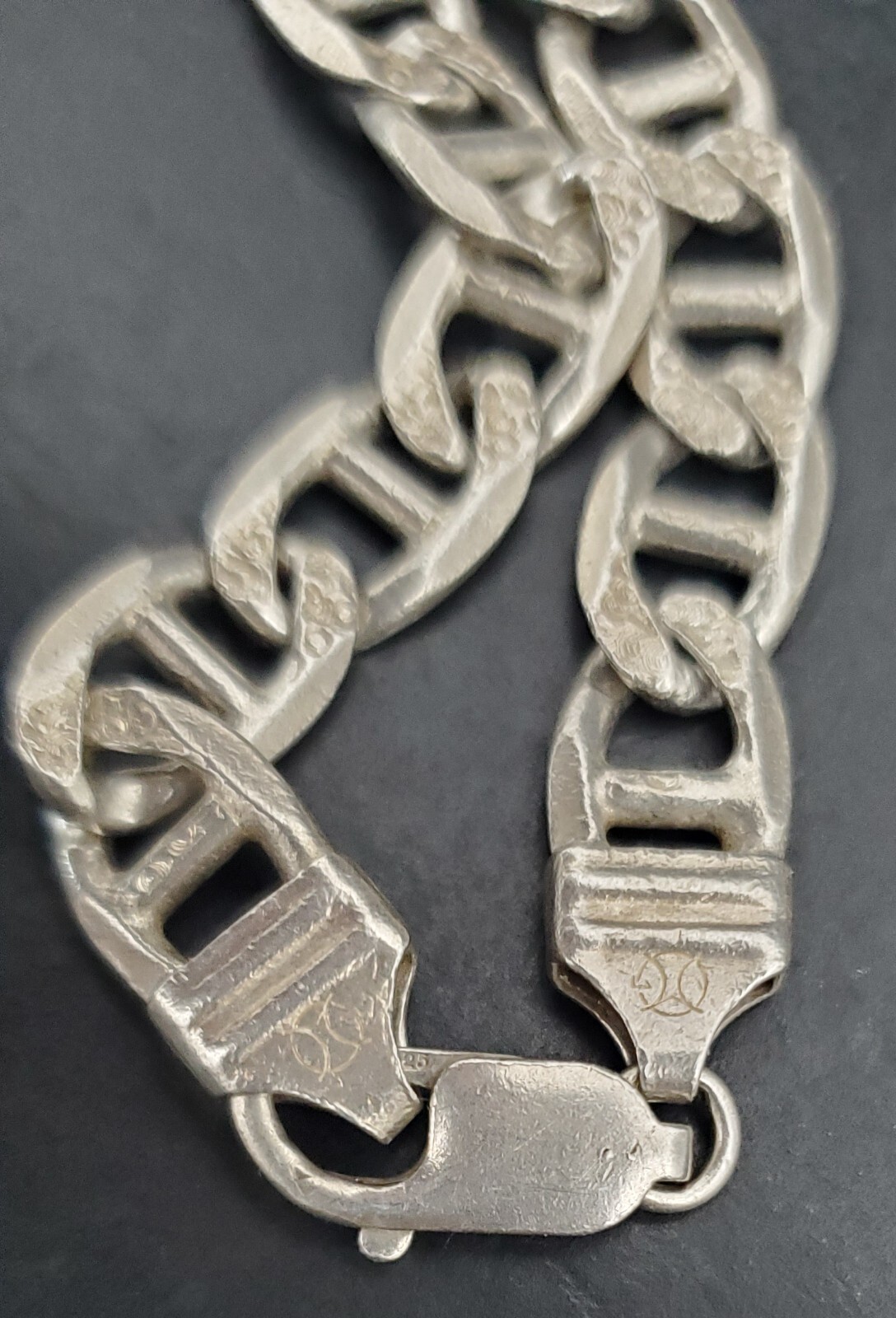 Two Different Design Sterling Silver Heavy Link S… - image 4