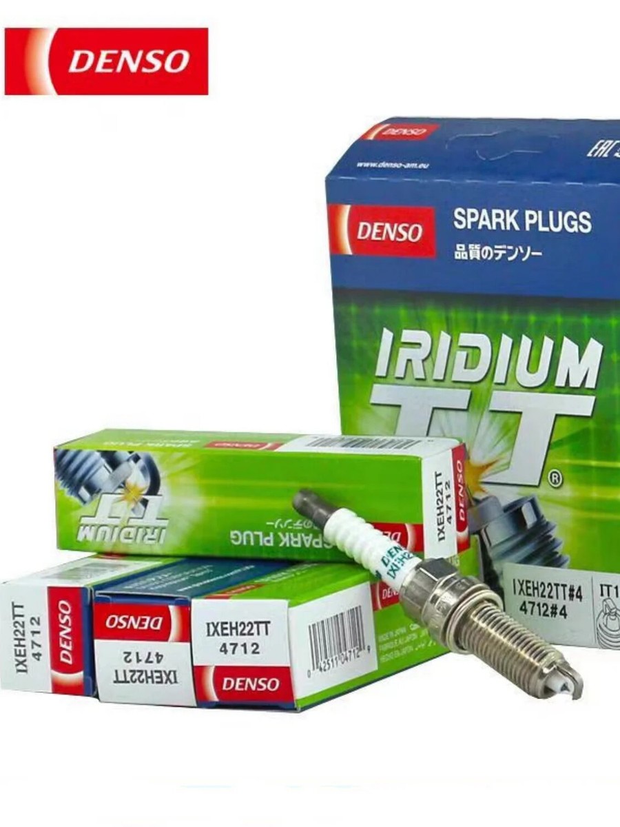 4PCS DENSO IXEH22TT 4712 Spark Plug For Mercedes Benz Honda Buick