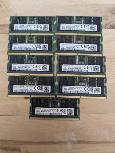 Samsung DDR5 16GB 5600MHz PC5-44800 262-Pins 1RX8 1.1V Laptop SODIMM Memory Ram