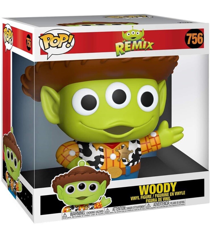 Funko Pop Remix Woody #756 Jumbo 10 inch
