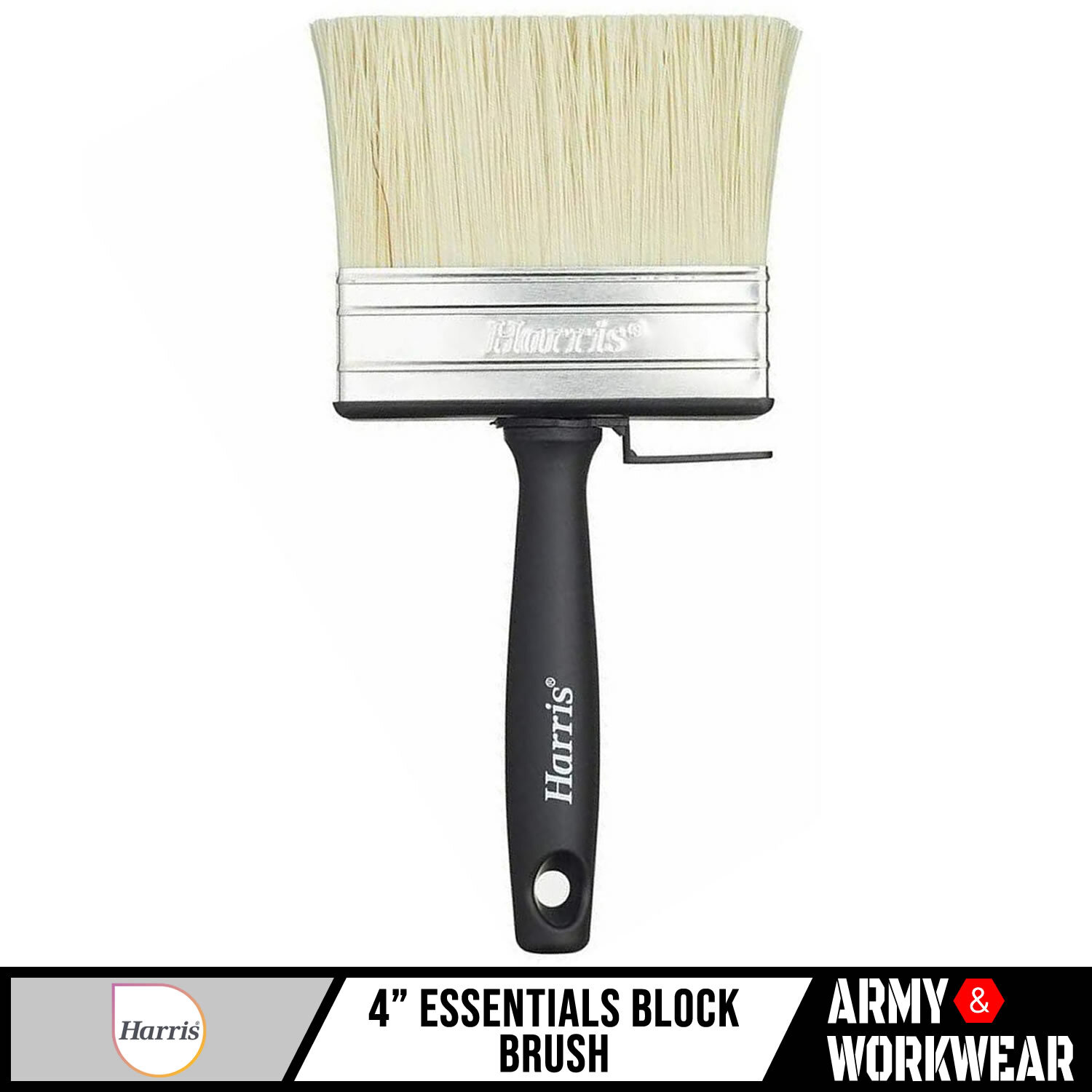 Harris 10.2cm Essentials Blocco Pennello Ruvido Muro Esterno Muratura Multiuso