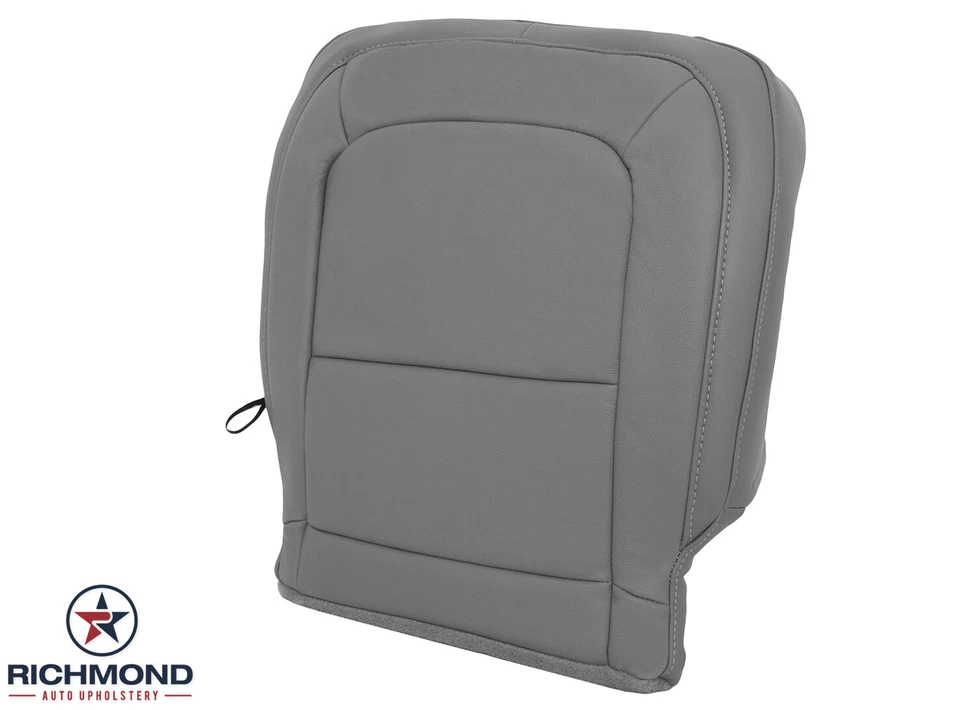 2020 2021 GMC Canyon Work Truck W/T - Driver Side Bottom Vinyl Seat Cover Gray - Image 4 of 4