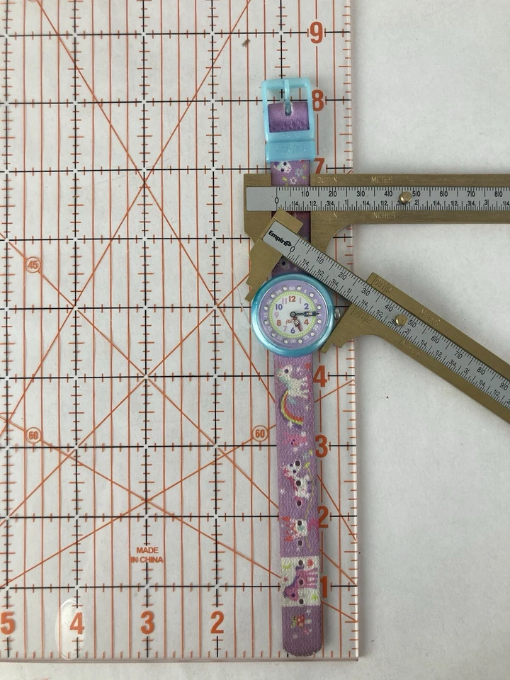 Flik Flak By Swatch 30mm Blue Quartz Watch w/Purple Unicorn Band & Battery - Image 2 of 4