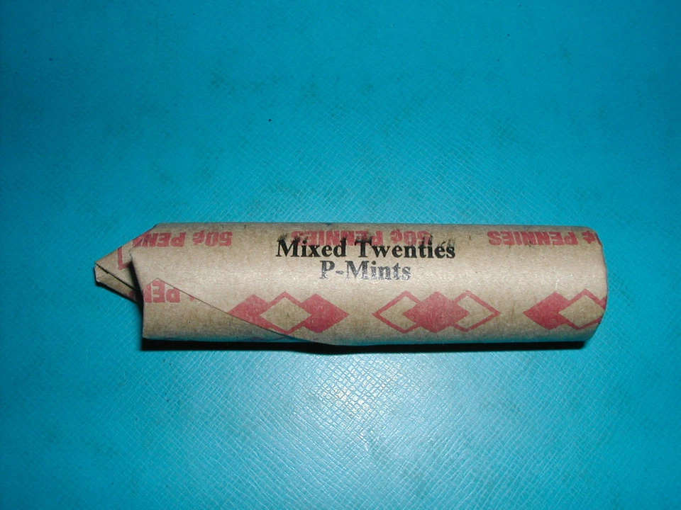 LINCOLN WHEAT CENT PENNY ROLL 1920-29, all P-mints, mixed dates (50 coins) - Image 2 of 2