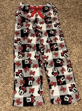 Disney Minnie Mouse Fleece Pajama Pants Size S
