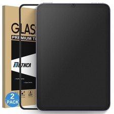 Mothca 2 Pack Matte Glass Screen Protector for iPad Mini 8.3 A17 Pro 202