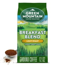 GREEN MOUNTAIN BREAKFAST BLEND GROUND COFFEE 12OZ