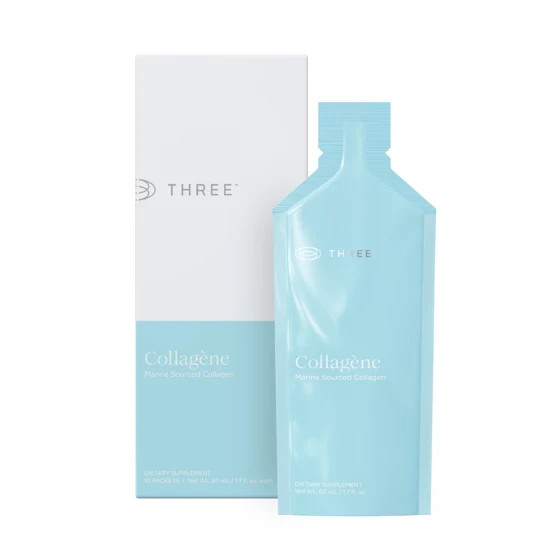 NEW THREE International Liquid Marine Collagen Beauty Supplement 10ct 35% off