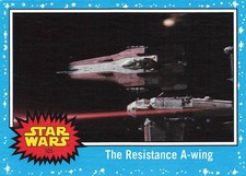 2017 Topps Reise nach Star Wars Die letzten Jedi Der Widerstand A-wing #105