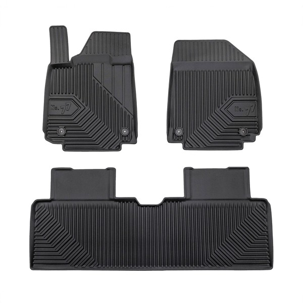 FußMatten Gummimatten No.77 FüR Hyundai Ioniq 6 2022-2026 Tpe Schwarz 3 Tlg-image