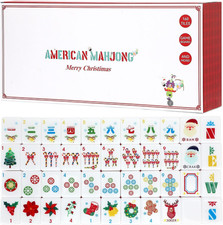 American Mahjong Tile Set(Christmas Theme) wi...