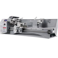 Uimoso Tour À Métaux De Précision 220 X 750 Mm, Mini Tour À Bois 1100W, 2250 RPM