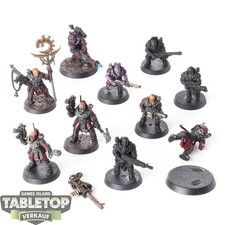 Genestealer Cults - 10 ibridi neofiti - parzialmente dipinti