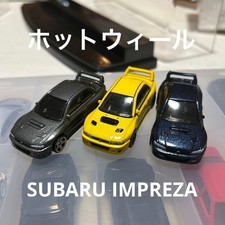 Hot Wheels Subaru Impreza WRX STI 1:64 Scale 3 Car Set Gray Yellow Navy