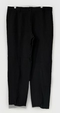 Vintage Giorgio Armani Women  s Pants Sz 44 Black Metallic Textured Italy 39x32
