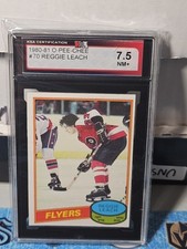 80-81 O-Pee-Chee Reggie Leach KSA 7.5 🚨🚨🚨 Philadelphia Flyers