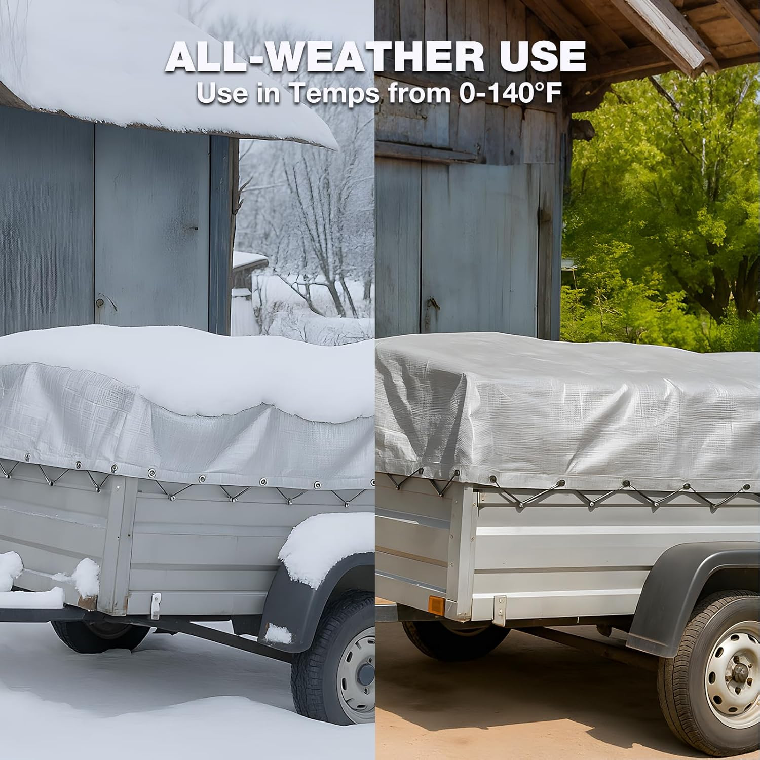 Tarp 20X30 Feet 14 Mil Heavy Duty Waterproof Tarp, Large Multipurpose Cover with