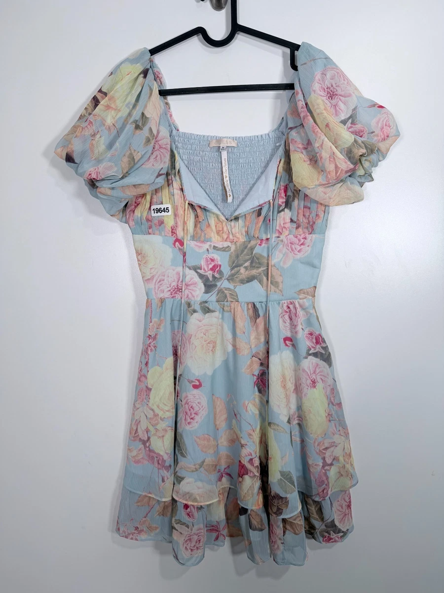 Vestido Cruzado Guess Megan Para Mujer | Manga Corta, Corte Envolvente Y Tejido Modal Ecológico