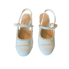 Girls Dress Shoes Slingback Round Toe Pump for Party Wedding